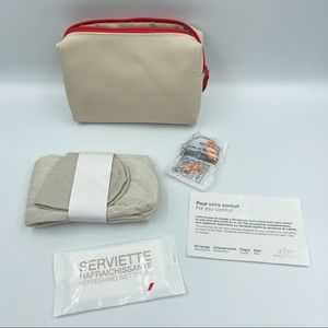 Airfrance Amenities Beige Bag for travel